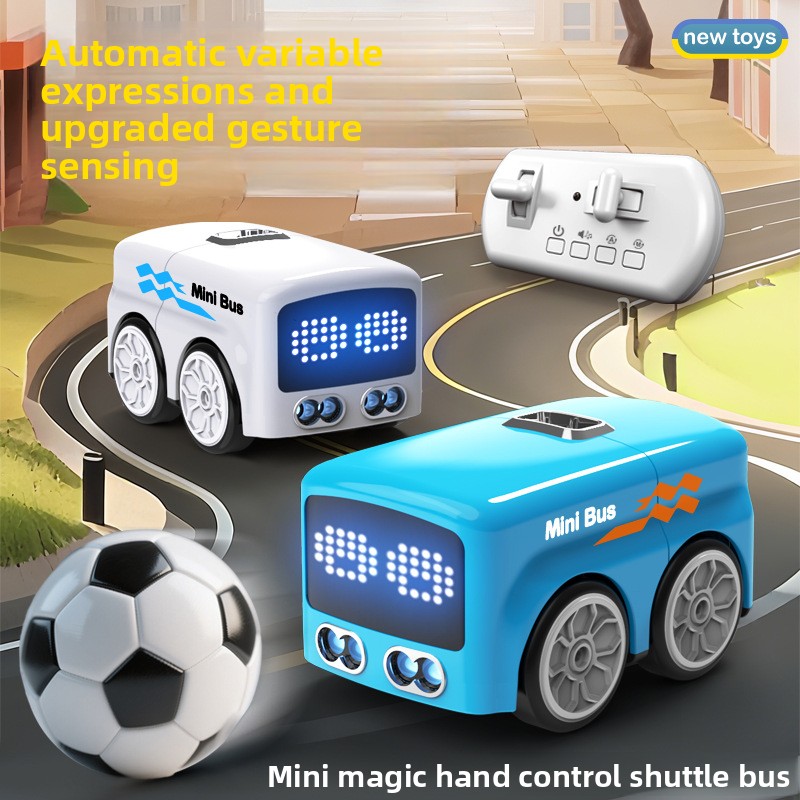 Mini Bus Induction Obstacle Avoidance Remote Control Toy Car