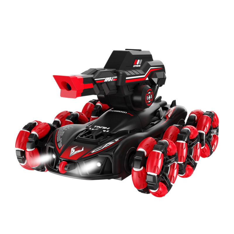 Children's six-wheeled tank