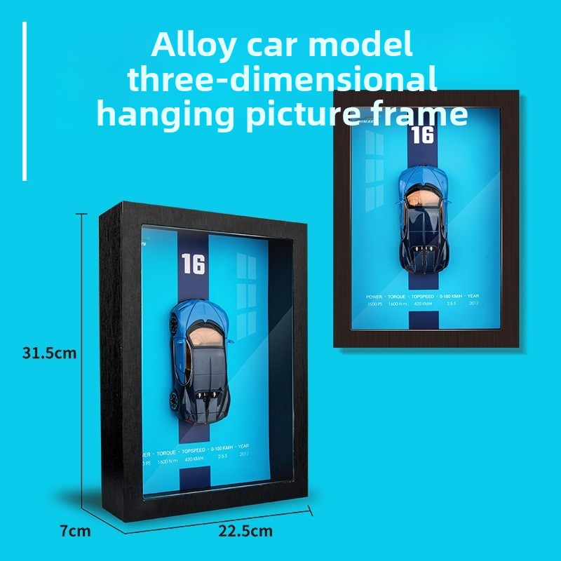 1:32 Alloy Car Model Hanging Painting Decorative Display
